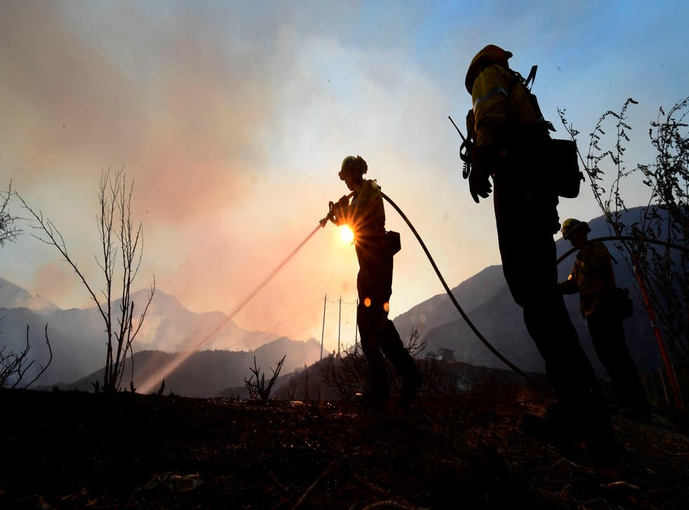 Incendio en California.
