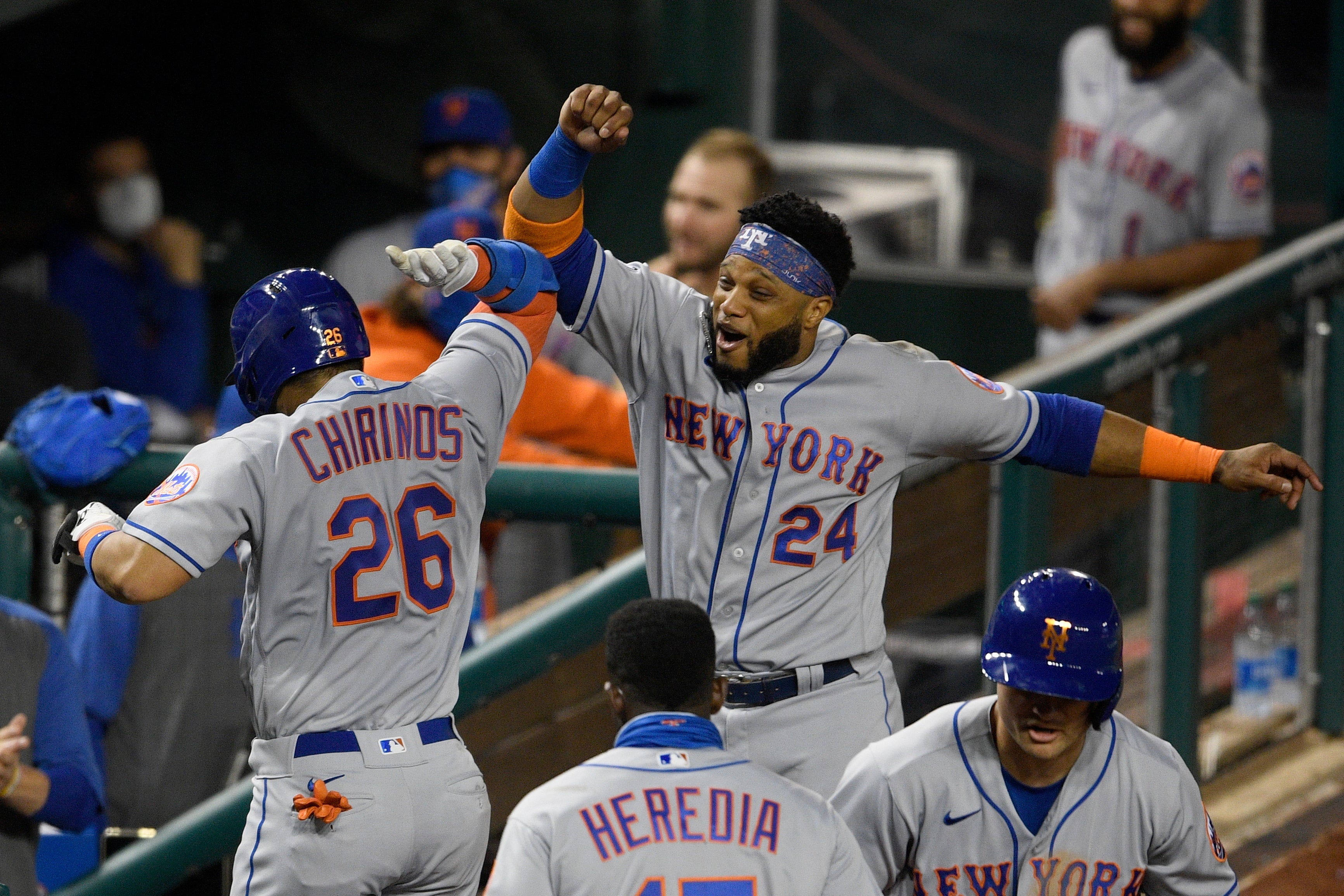 Chirinos homers as Mets maintain playoff hopes, top Nats 3-2 list New York  Mets Washington Max Scherzer AP