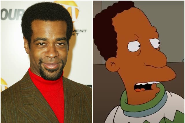 Désert (left) will voice Carl in the season premiere of 'The Simpsons'