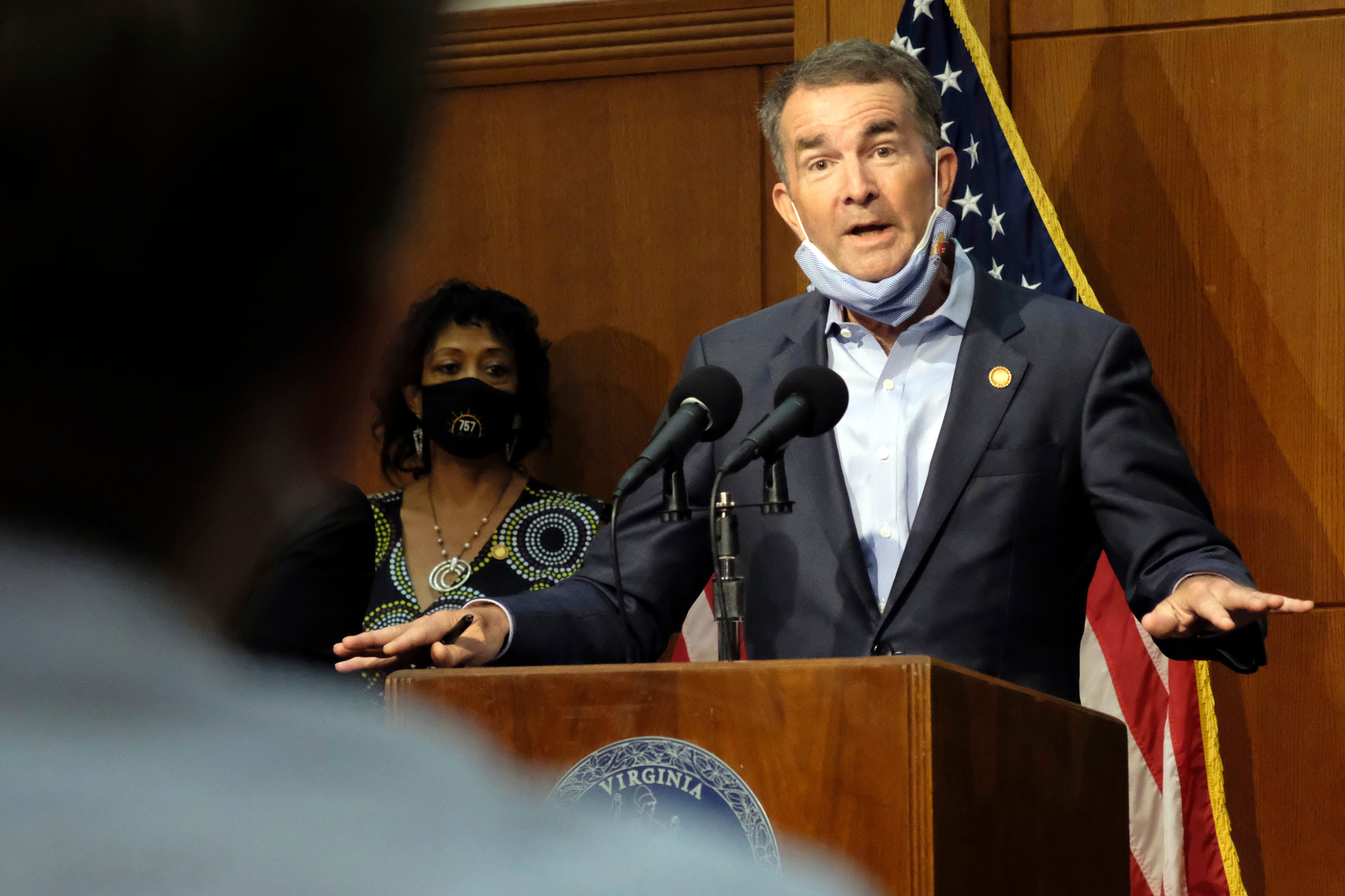 Democrat entering isolation as Donald Trump due in Newport News for campaign rally