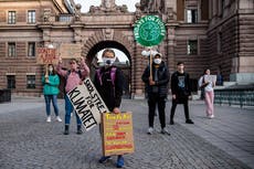 Two years on from solo protest, Greta Thunberg leads thousands of youth climate strikes around the world