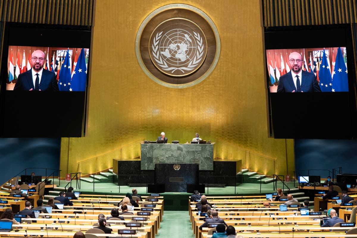 Under virus strain, Europe's leaders plea at UN for unity leaders
