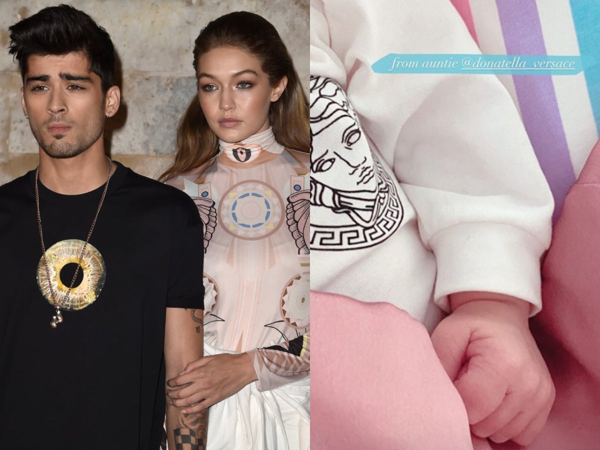 Gigi Hadid Shares Photo Of Newborn Daughter With Gifts From Taylor Swift  And Donatella Versace | The Independent