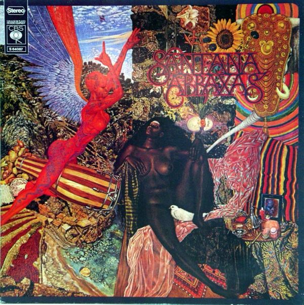 The cover of ‘Abraxus’ by Santana, taken from Mati Klarwein’s ‘Annunciation’