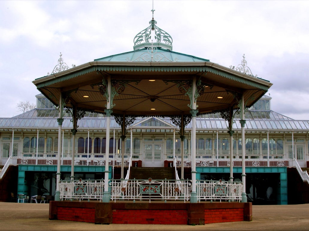 Isla Gladstone Conservatory, in Liverpool, where the live music event was shut down by police