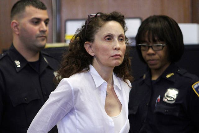 <p>File: Gigi Jordan, the multimillionaire mother charged with killing her autistic 8-year-old son, appears in Manhattan Supreme court in New York 11 August 2011</p>
