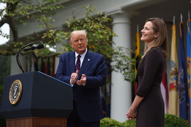 Donald Trump anuncia la elección de Amy Coney Barrett para la Corte Suprema