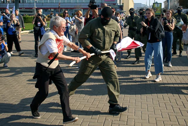 APTOPIX Belarus Protests