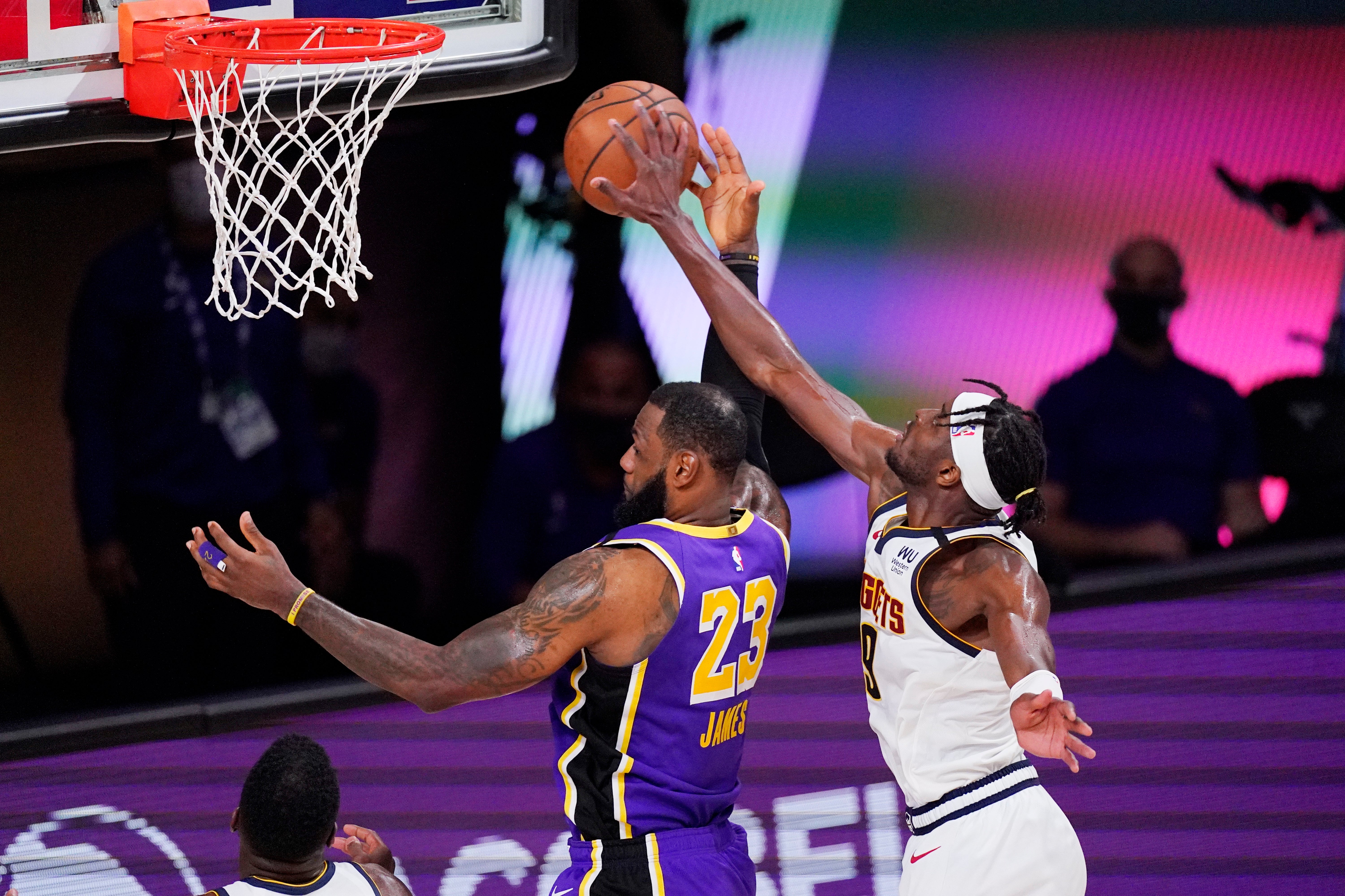 APTOPIX Nuggets Lakers Basketball