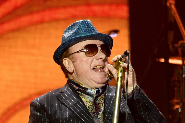 Van Morrison performs during Music For The Marsden 2020 at The O2 Arena on 3 March, 2020