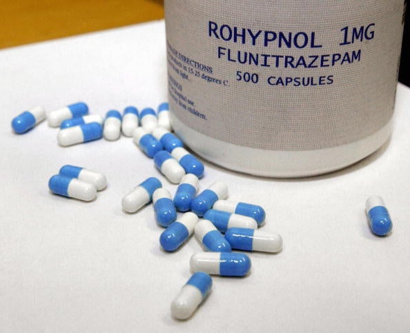 Doctors told investigators the officers may have been given a "date rape drug" such as Rohypnol