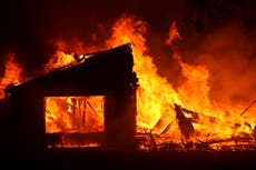 California hospital evacuated as massive wildfire closes in