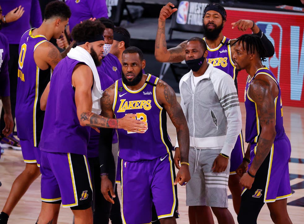 LeBron James y los Lakers estarán en la final de la NBA.