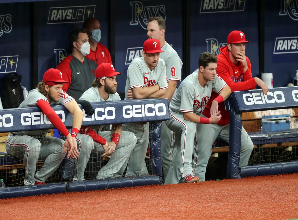 Phillies eliminated from race by AL East champion Rays, 50 Toronto AP