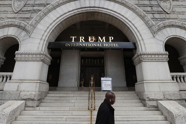 The Trump International Hotel in Washington, DC, has become a hotbed for conservative politicos during the presidency of Donald Trump.