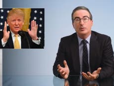 Trump condemned by John Oliver over ‘dark insinuations’ he won’t accept US election result