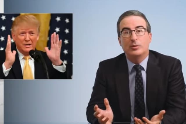 John Oliver addresses Trump's potential refusal to concede the election on 'Last Week Tonight'