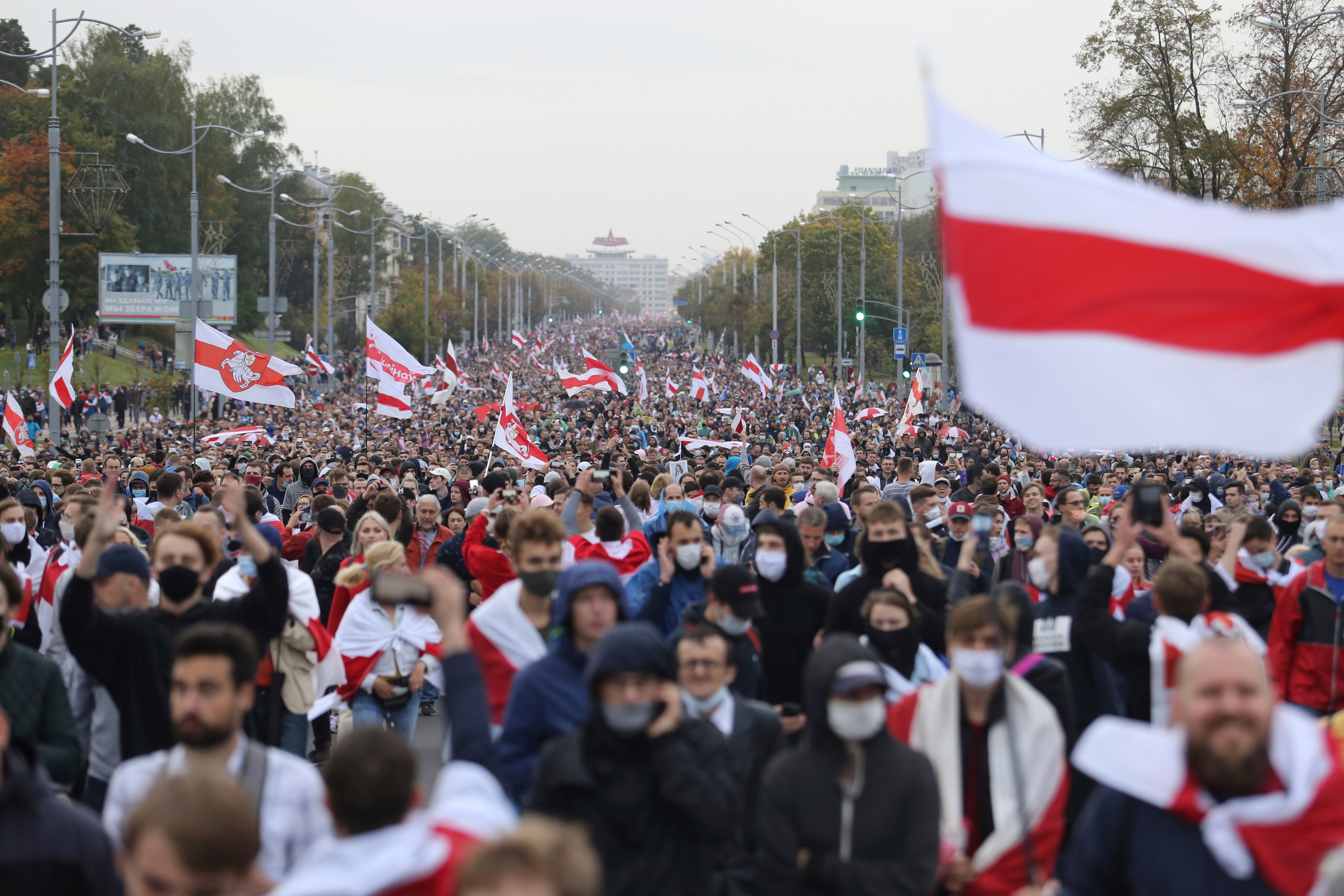 APTOPIX Belarus Protests