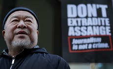 Dissident Ai Weiwei protests possible extradition of Assange