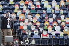 South Park characters replace stadium crowd during Denver Broncos NFL game
