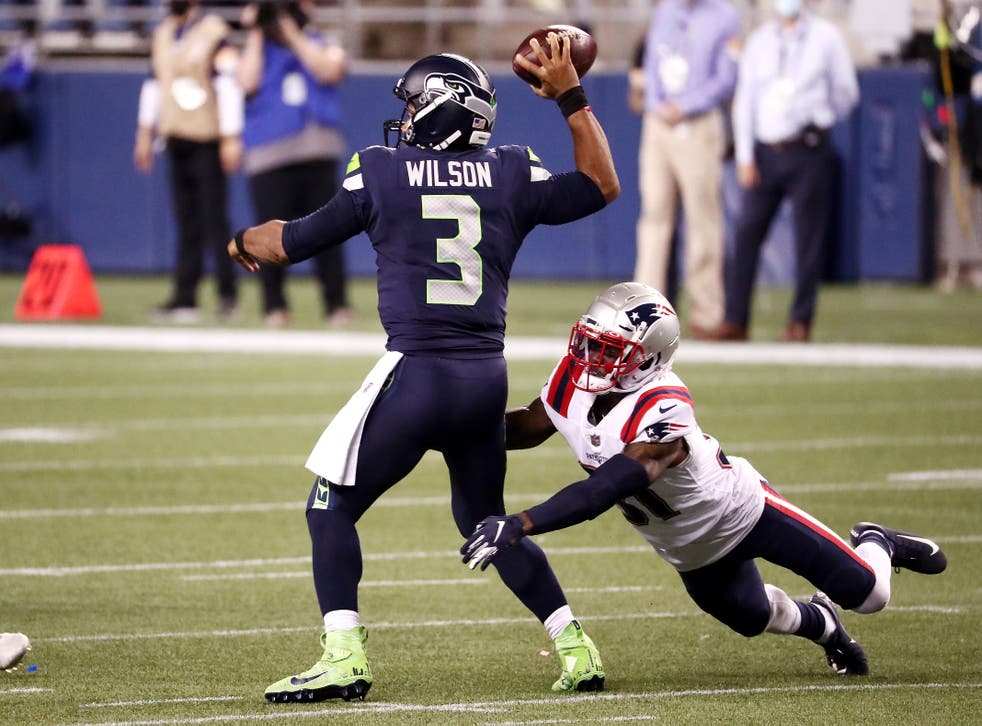 Russell Wilson de los Seattle Seahawks.