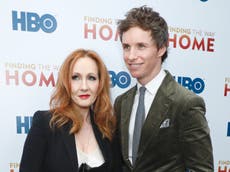 Eddie Redmayne says ‘vitriol’ JK Rowling has received over trans comments is ‘absolutely disgusting’