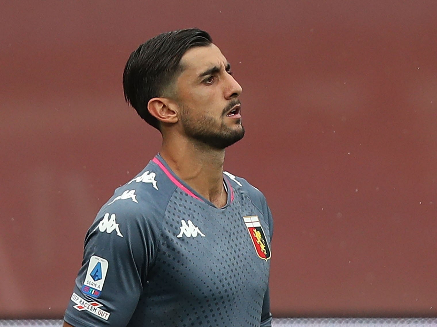 Genoa goalkeeper Mattia Perin was confirmed to have contracted Covid-19