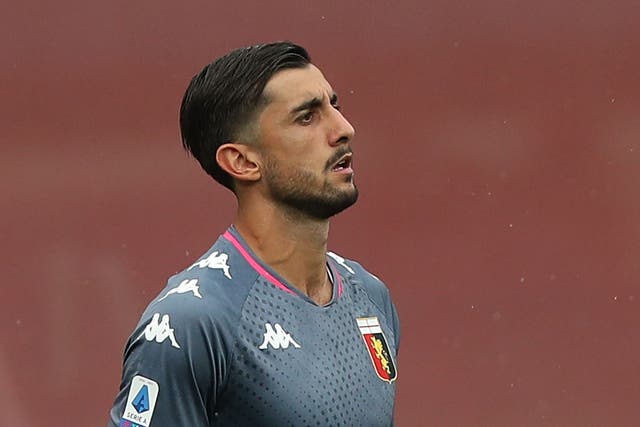 Genoa goalkeeper Mattia Perin was confirmed to have contracted Covid-19