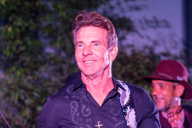 Dennis Quaid performs at the Sunset Marquis, West Hollywood on 8 February, 2020