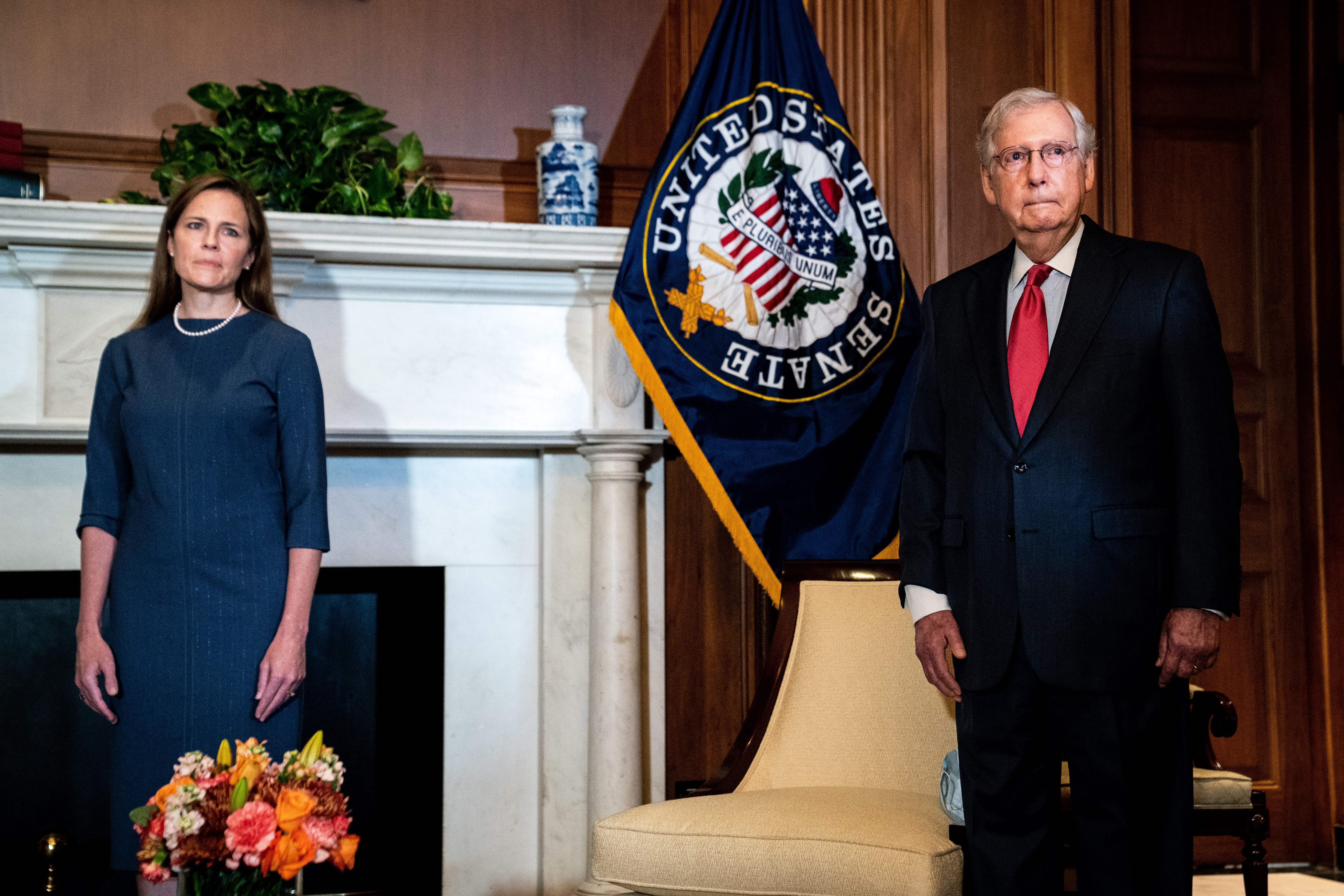 Mitch McConnell let the White House know on Thursday he wants the Trump team to stiffen their counter-Covid practices to protect staff and visitors.
