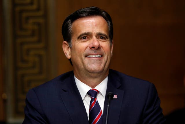 <p>John Ratcliffe has previously served as director of national intelligence and a congressman for Texas </p>