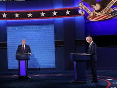 Presidential debate descends into chaos as Trump rails against Biden and moderator: 'Will you shut up man?'