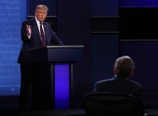 ‘I guess I'm debating you': Trump rages against moderator minutes into Biden debate