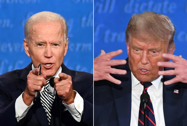 Joe Biden and Donald Trump offered voters little of substance during an explosive debate on Tuesday night