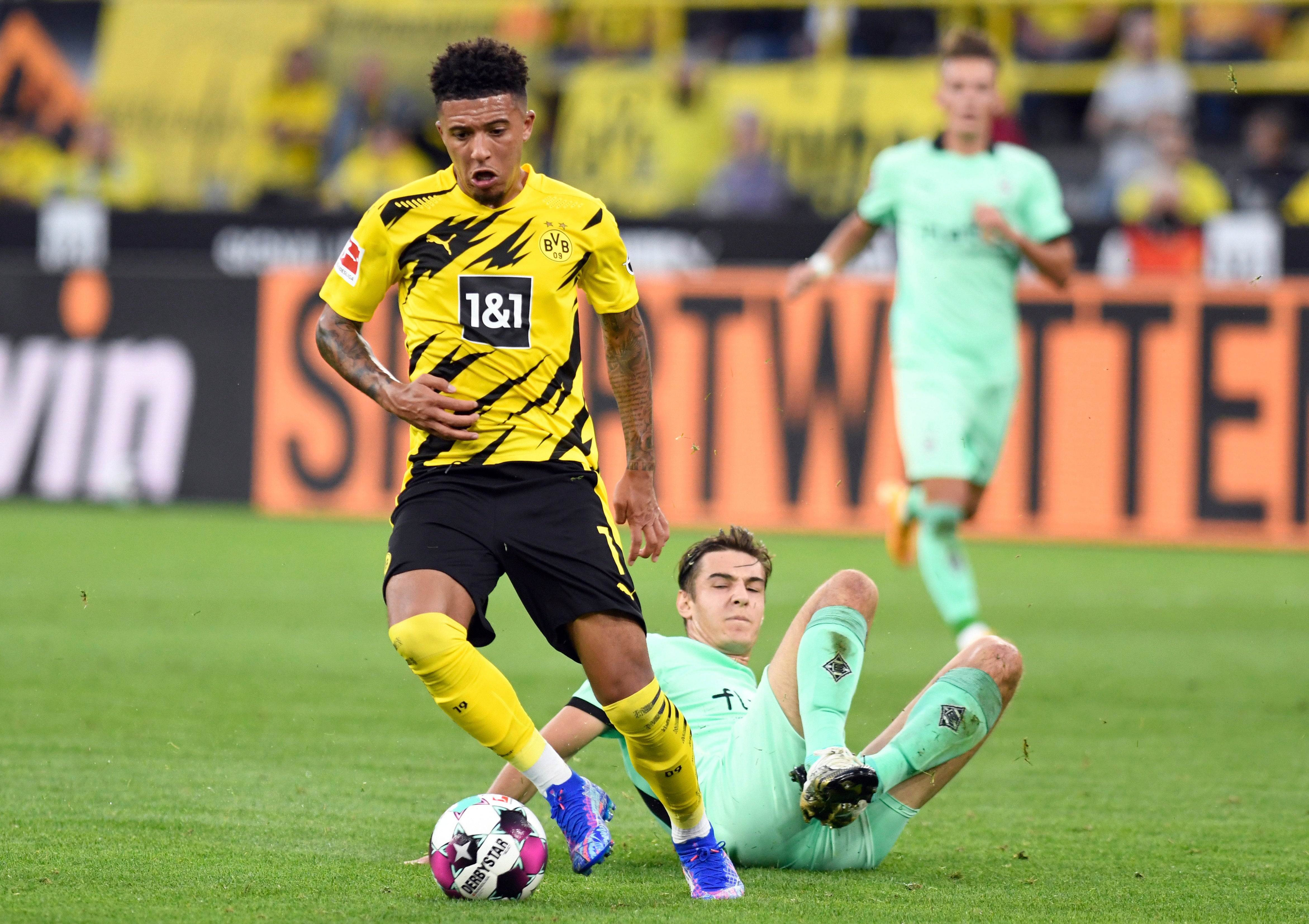 Jadon Sancho will miss Borussia Dortmund's German Super Cup clash with Bayern Munich