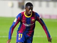 Ousmane Dembele: Manchester United considering loan for Barcelona forward if Jadon Sancho transfer fails