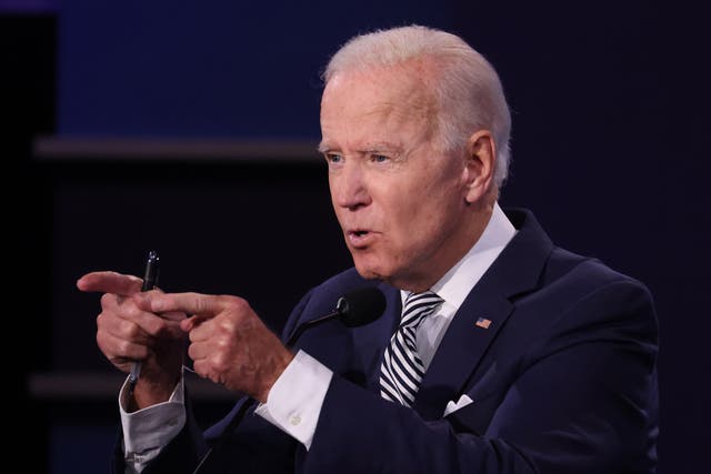 Joe Biden said moving to greener economy could provide millions of jobs in America