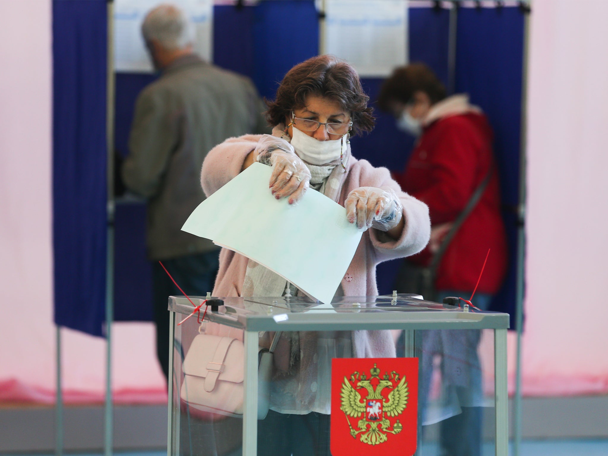 United Russia Party won just 32 per cent of the vote for regional parliament in Kostroma, where Povalikhino is located