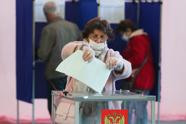 United Russia Party won just 32 per cent of the vote for regional parliament in Kostroma, where Povalikhino is located