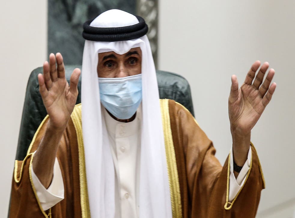 El príncipe heredero de Kuwait, el jeque Nawaf Al Ahmad Al Sabah