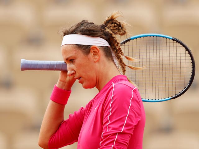 Victoria Azarenka was unable to match her run at this month's US Open