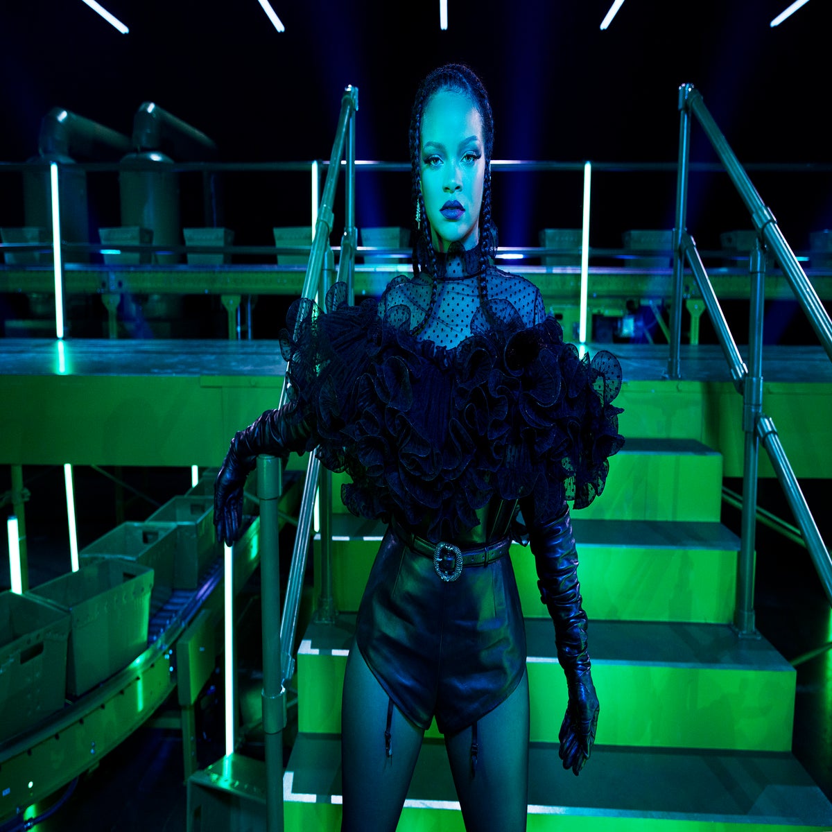 Rihanna wants to cheer up a troubled world with fashion show modeling World  fashion icon Savage x Fenty Rihanna