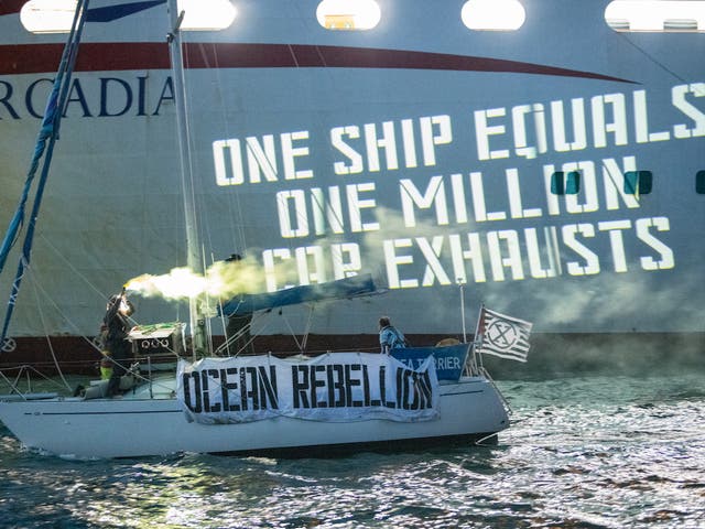 Activists including Team GB sailor Laura Baldwin are calling for greater regulation of ships at sea