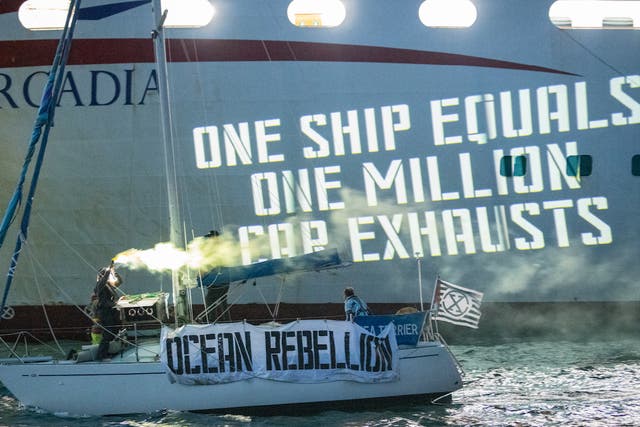 Activists including Team GB sailor Laura Baldwin are calling for greater regulation of ships at sea