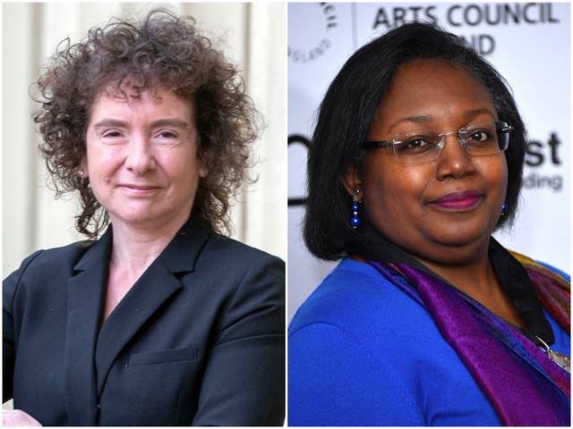 Winterson (left) and Blackman signed letter supporting trans and non-binary people