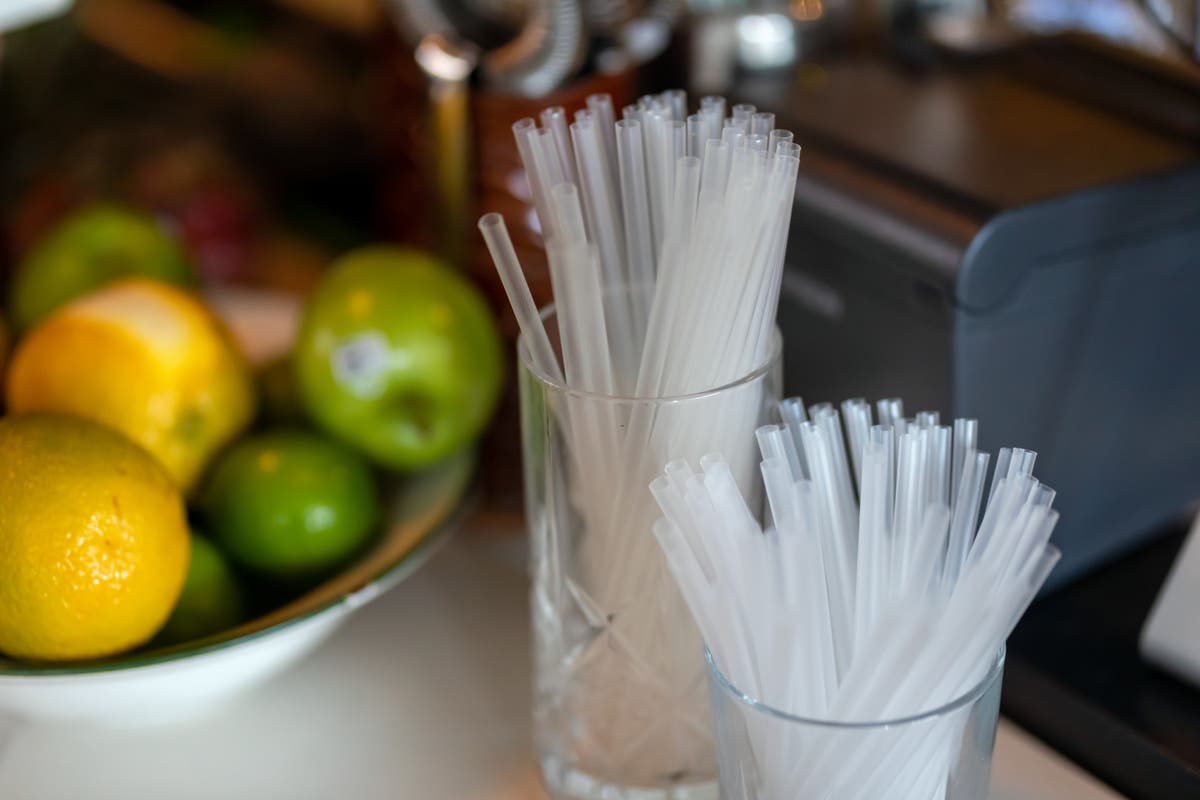 Plastic straw ban comes into force in England