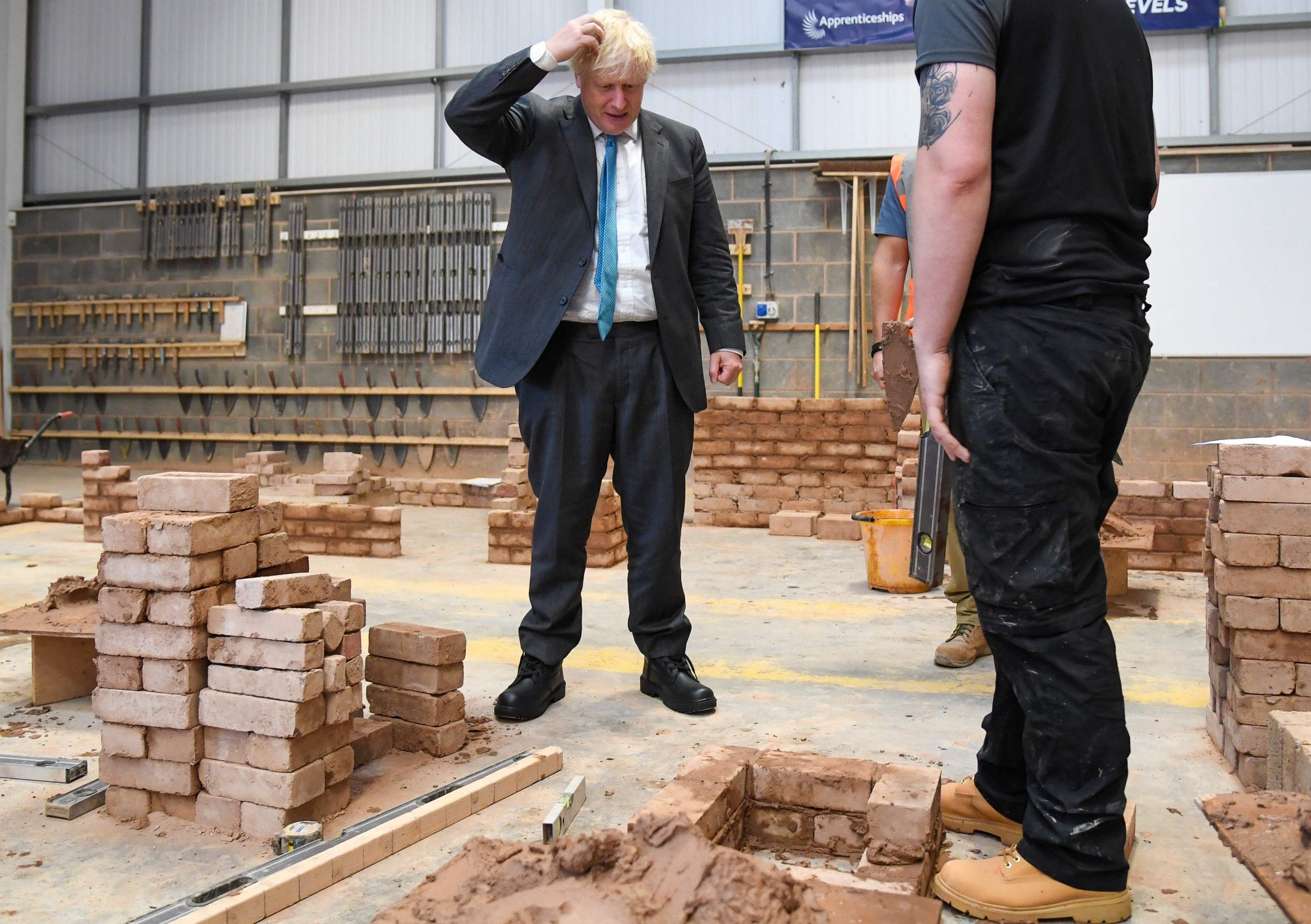 Boris Johnson, building back better