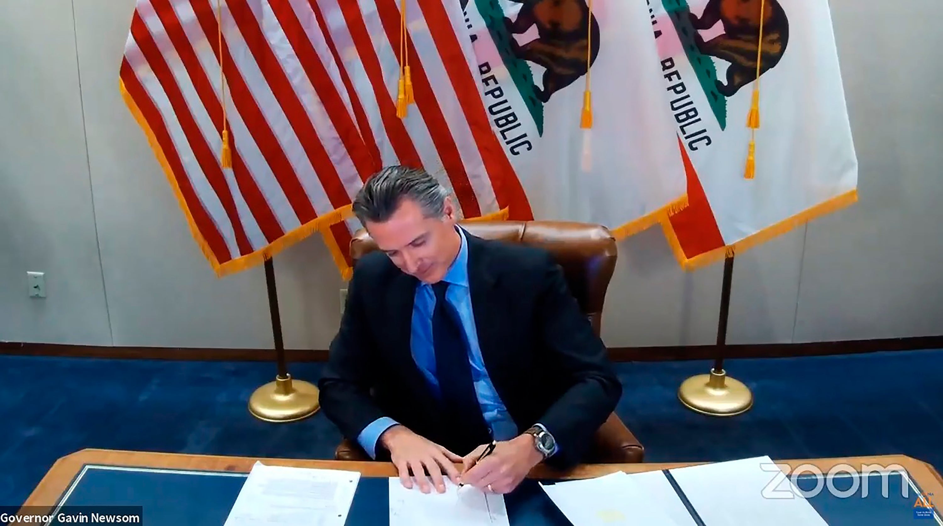 Governor Newsom signs bill into law