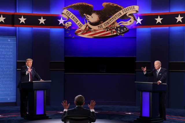 La entrevista giraba en torno a las declaraciones que hizo Donald Trump en el debate.