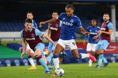 Dominic Calvert-Lewin ‘on fire’ as Everton striker puts himself on Gareth Southgate’s England radar